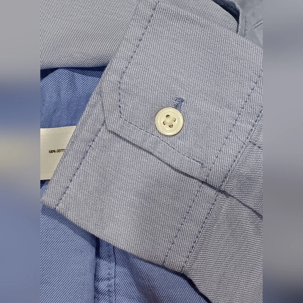Old Navy Boy's Long Sleeve Classic Dress Shirt 100% Cotton NWT Size M(8) - Picture 9 of 10